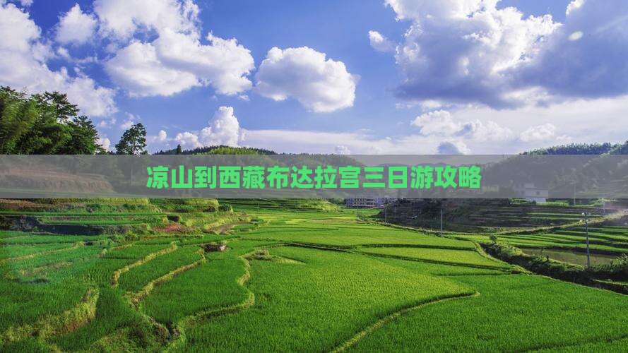 凉山到西藏布达拉宫三日游