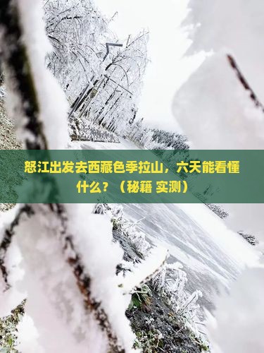 怒江去西藏色季拉山六日游