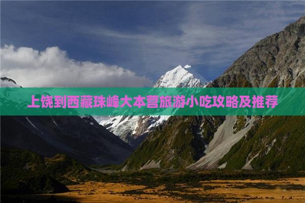 上饶到西藏珠峰大本营旅游小吃