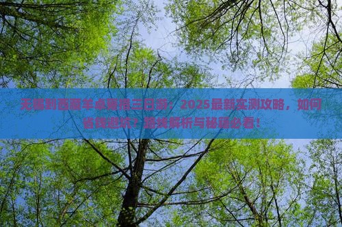 无锡到西藏羊卓雍措三日游