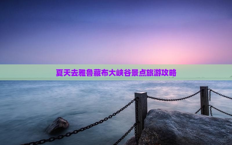 夏天去西藏雅鲁藏布大峡谷景点