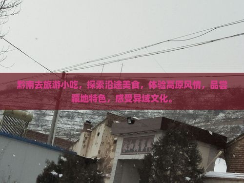 黔南去西藏旅游小吃