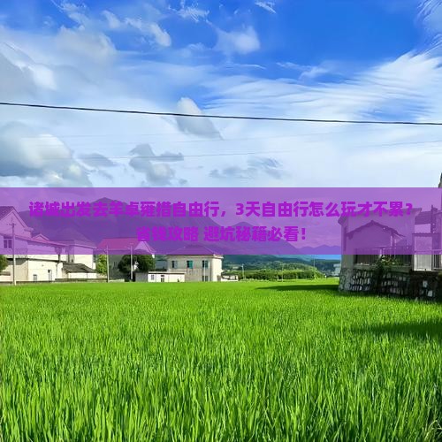 诸城去西藏羊卓雍措自由行