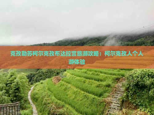克孜勒苏柯尔克孜去西藏布达拉宫个人游