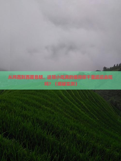 鸡西到西藏鲁朗小镇旅游小吃