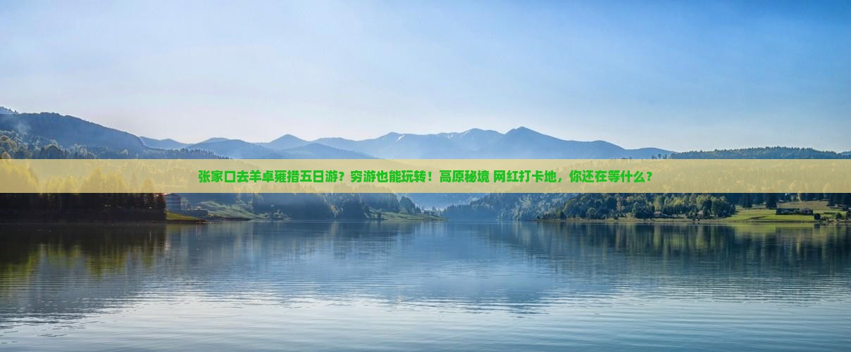 张家口去西藏羊卓雍措五日游