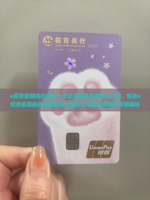 e招贷逾期违约金是一次还是每月都有怎么计算