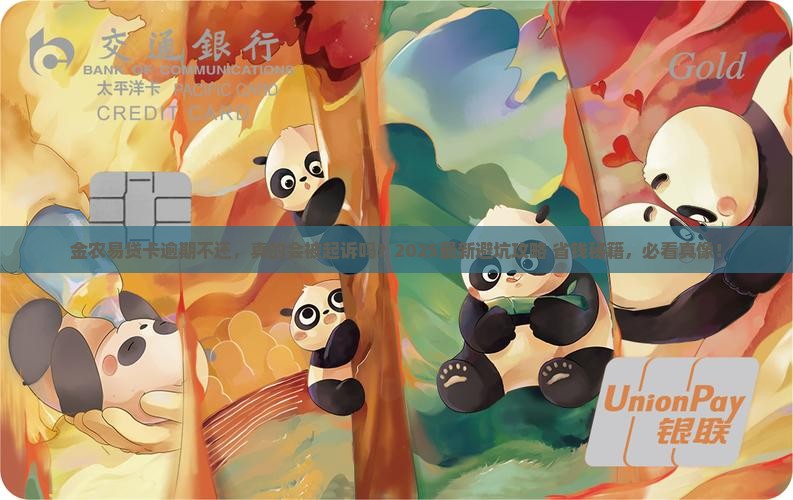 金农易贷卡逾期不还会被起诉吗