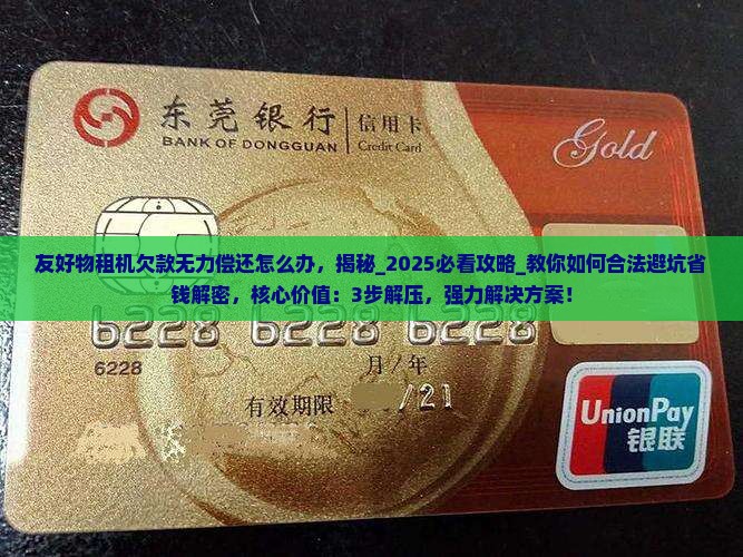 友好物租机欠款无力偿还怎么办