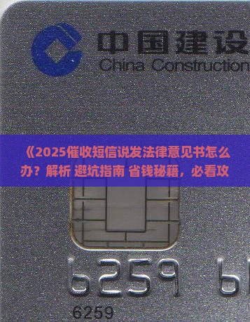 催收短信说给我发法律意见书怎么办