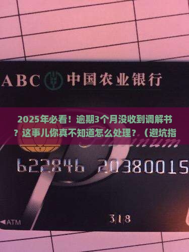 网贷逾期没有收到调解书