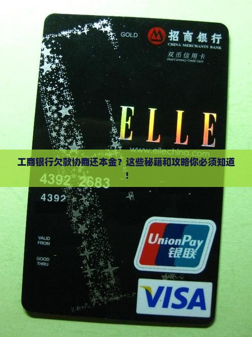 工商银行欠款协商还本金的流程和条件
