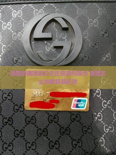 美团协商延期三天还款如何操作