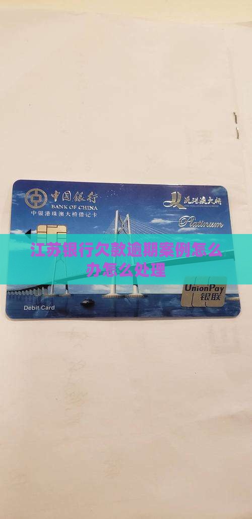 江苏银行欠款逾期案例怎么办