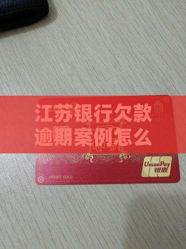 江苏银行欠款逾期案例怎么办
