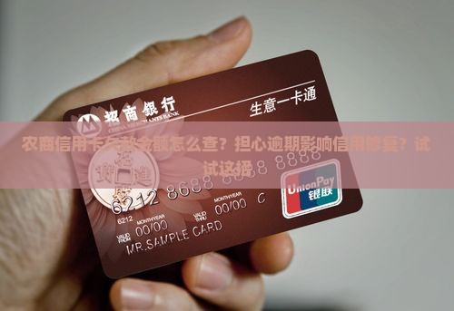 农商信用卡欠款金额怎么查