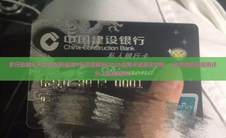 农行逾期九天怎么办啊