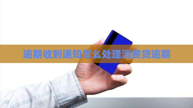 消费贷逾期通知函应该如何处理