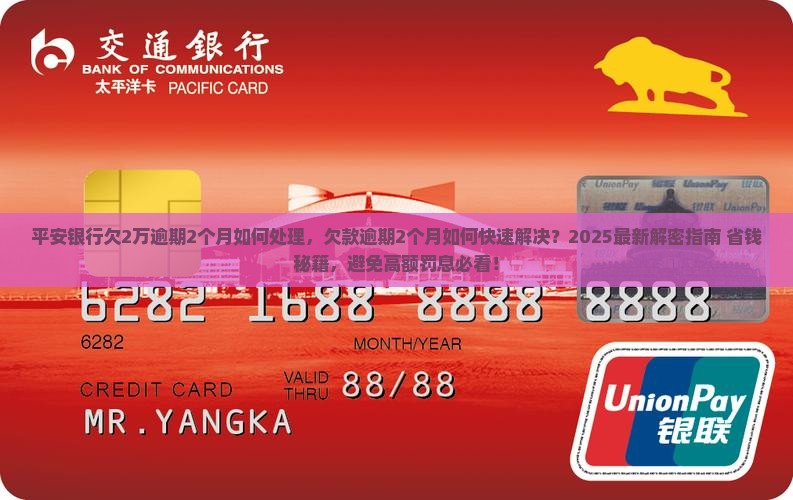平安银行欠2万逾期2个月如何处理