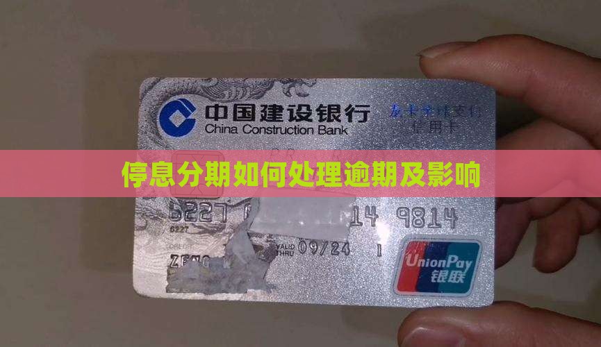 停息分期如何处理
