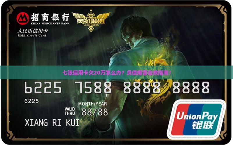七张信用卡欠20万怎么处理