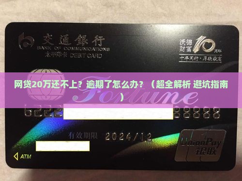 网贷20万还不上逾期会怎样处理