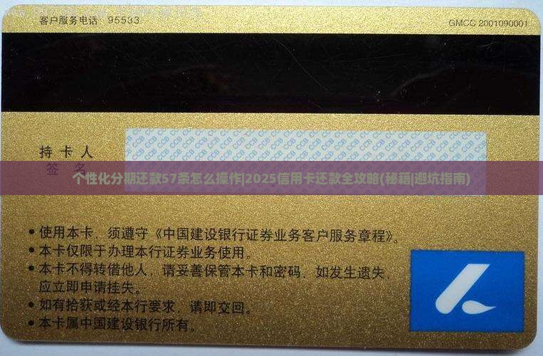 个性化分期还款57条怎么操作