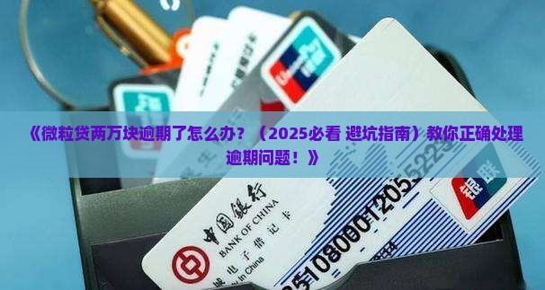 微粒贷两万块逾期如何处理