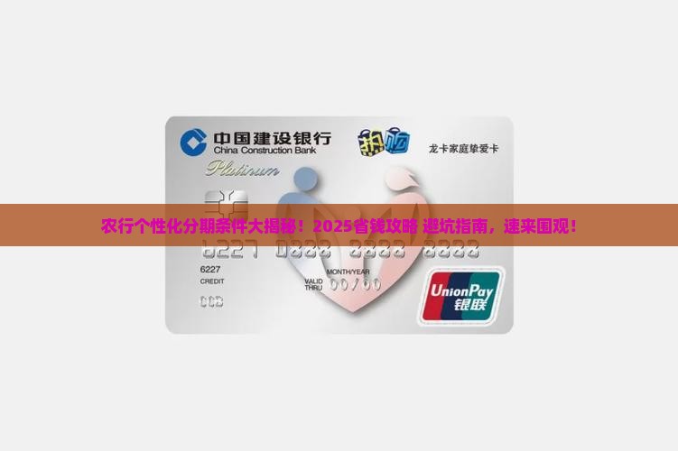 农行个性化分期条件