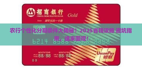 农行个性化分期条件