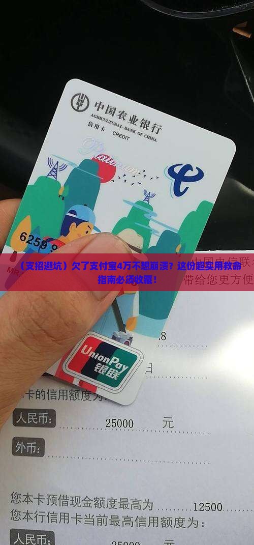 欠了支付宝4万怎么办