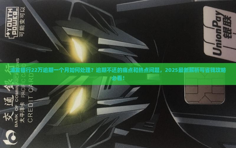 浦发银行22万逾期一个月如何处理