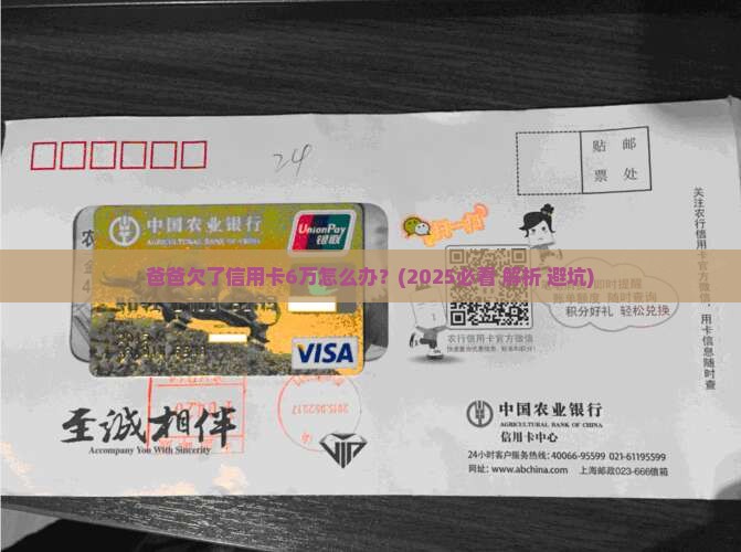 爸爸欠了信用卡6万怎么办