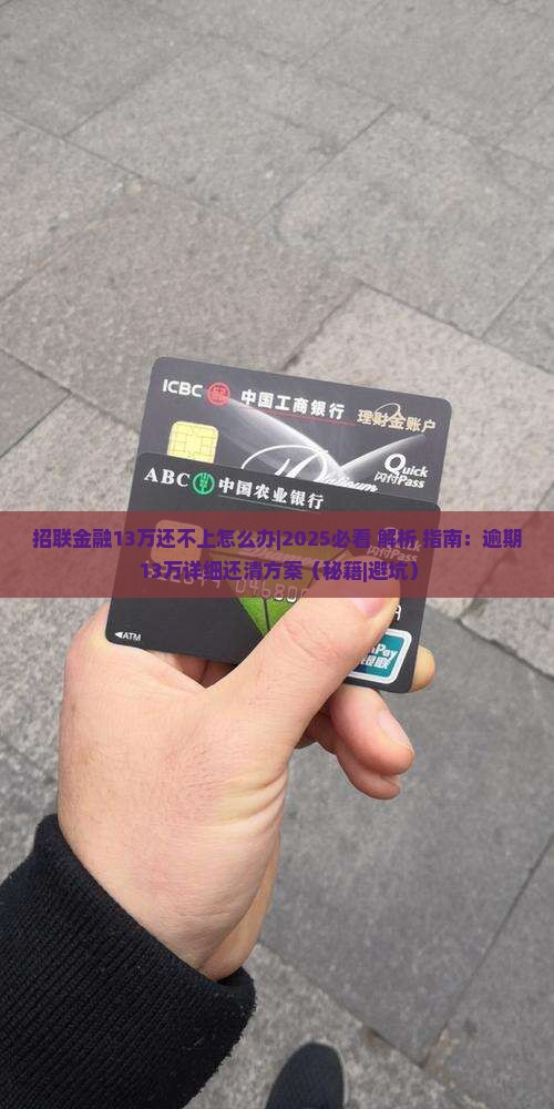 招联金融13万还不上怎么办