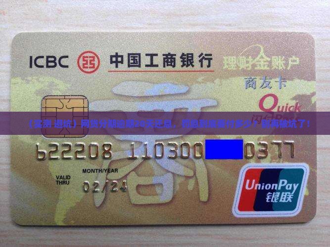 网贷分期逾期20天还息需要支付多少罚息