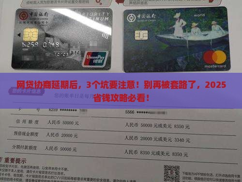 网贷协商延期会不会被起诉需要注意什么