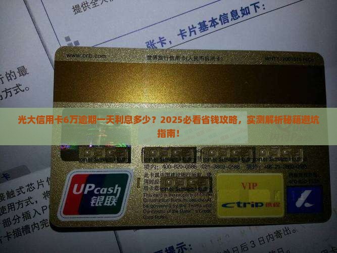 光大信用卡6万逾期一天利息多少