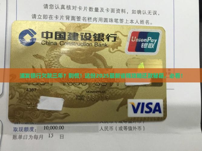 浦发银行欠款三年协商还款方案
