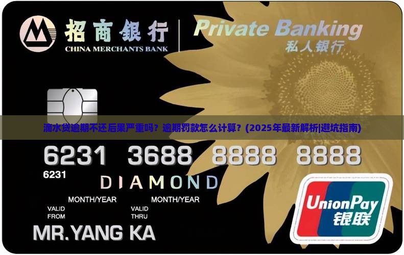 滴水贷逾期不还后果严重吗