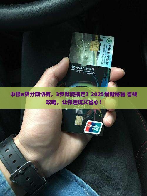 中银e贷分期协商的具体流程和注意事项