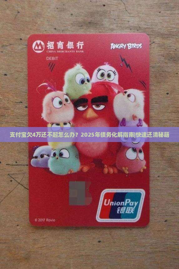 支付宝欠4万还不起怎么解决