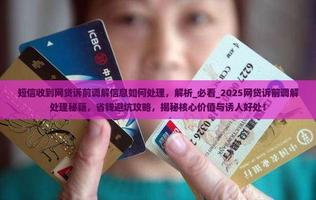 短信收到网贷诉前调解信息如何处理