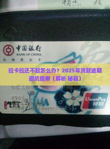 拉卡拉还不起怎么办
