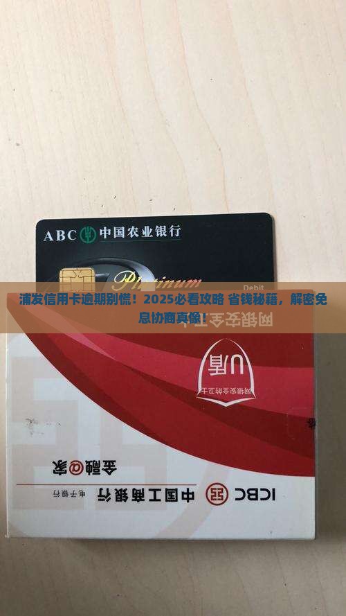 浦发信用卡逾期协商免息申请流程