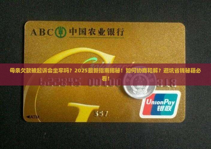 母亲欠款被起诉会坐牢吗协商和处理方法