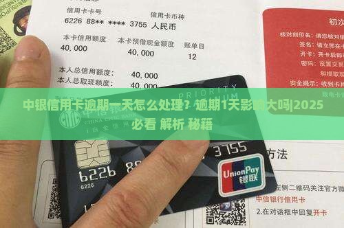 中银信用卡逾期一天怎么处理