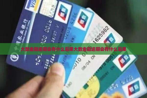 大数金融逾期会有什么后果