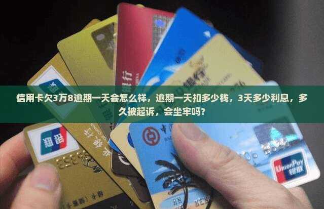 信用卡欠3万8逾期一天会怎么样