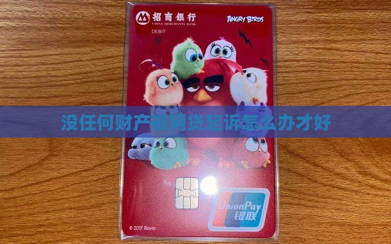 没任何财产被网贷起诉怎么办才好