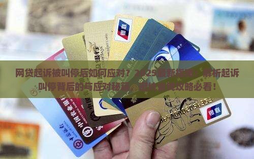 网贷起诉被叫停后如何应对